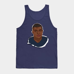 Mbappe in cartoon art Tank Top